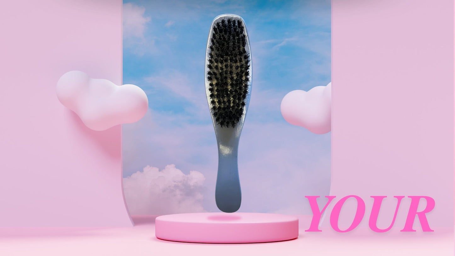 Wooden Baby Hair Brush - FIVE MINUTES BEAUTY